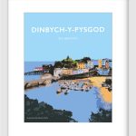 Welsh Poster Dinbych-y-pysgod
