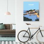 Tenby Travel Poster