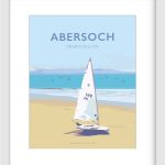 Abersoch Posteri Teithio sailing art