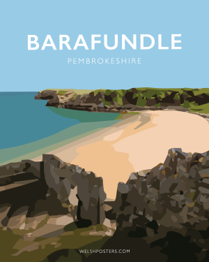 barafundle travel poster