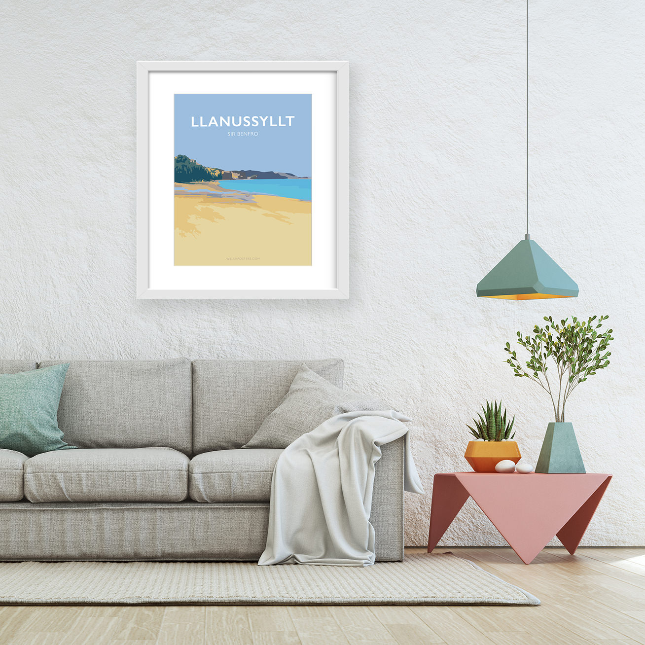 SAUNDERSFOOT Travel Poster - SAUNDERSFOOT Pembrokeshire Posters, Welsh ...