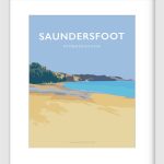 Saundersfoot framed posters and prints