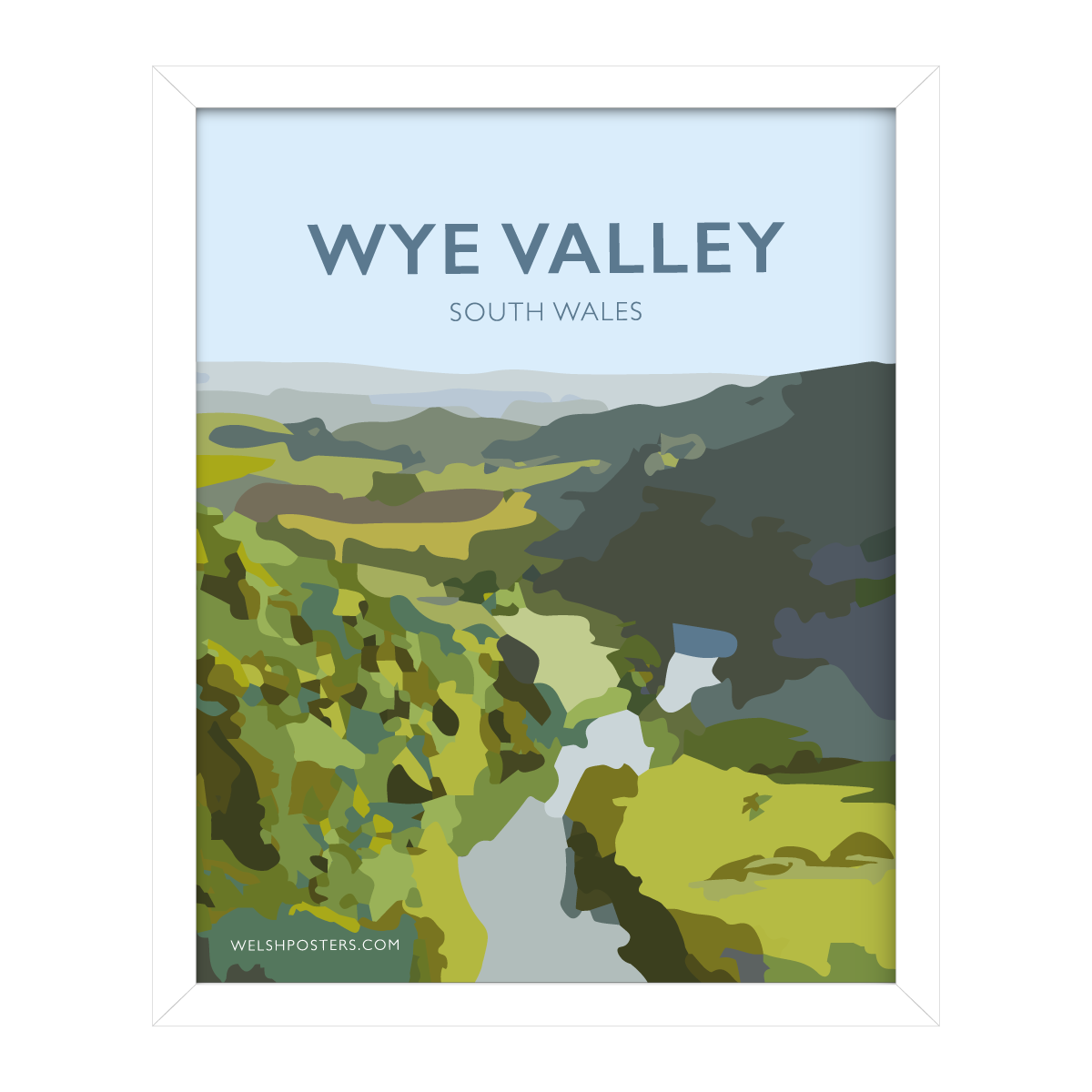 travel poster wales