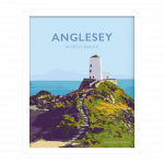 anglesey print north wales poster travel vintagestyle framed poster