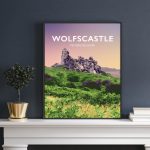 Wolfscastle Pembrokeshire Treffgarne Wolfs Castle Wolf Rocks Haverfordwest Wales Poster Print West Seaside Welsh Posters Travel Railway