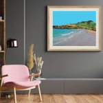 Whitesands Beach Pembrokeshire fine art illustration whitesands prints rick carter